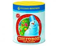Батарея салютов Снеговой Р7212 купить от производителя Русский Фейерверк — Зима