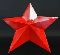 Звезда окрашенная в глянец в Зиме (518431)