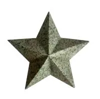 Звёздочка из белого гранита на памятник в Зиме (518440)
