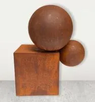 Композиция — шары кортен (518926) ∅ 250 - ∅ 450 Зима