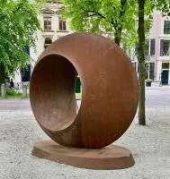 Уличный дизайн Cor-Ten ЛИНЗА (519094) ∅ 1050 кортен Зима 