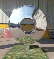 Линза арт декор (519061) ∅ 2000 сталь AISI304 Зима 
